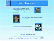 Tablet Screenshot of chaneyproductions.com